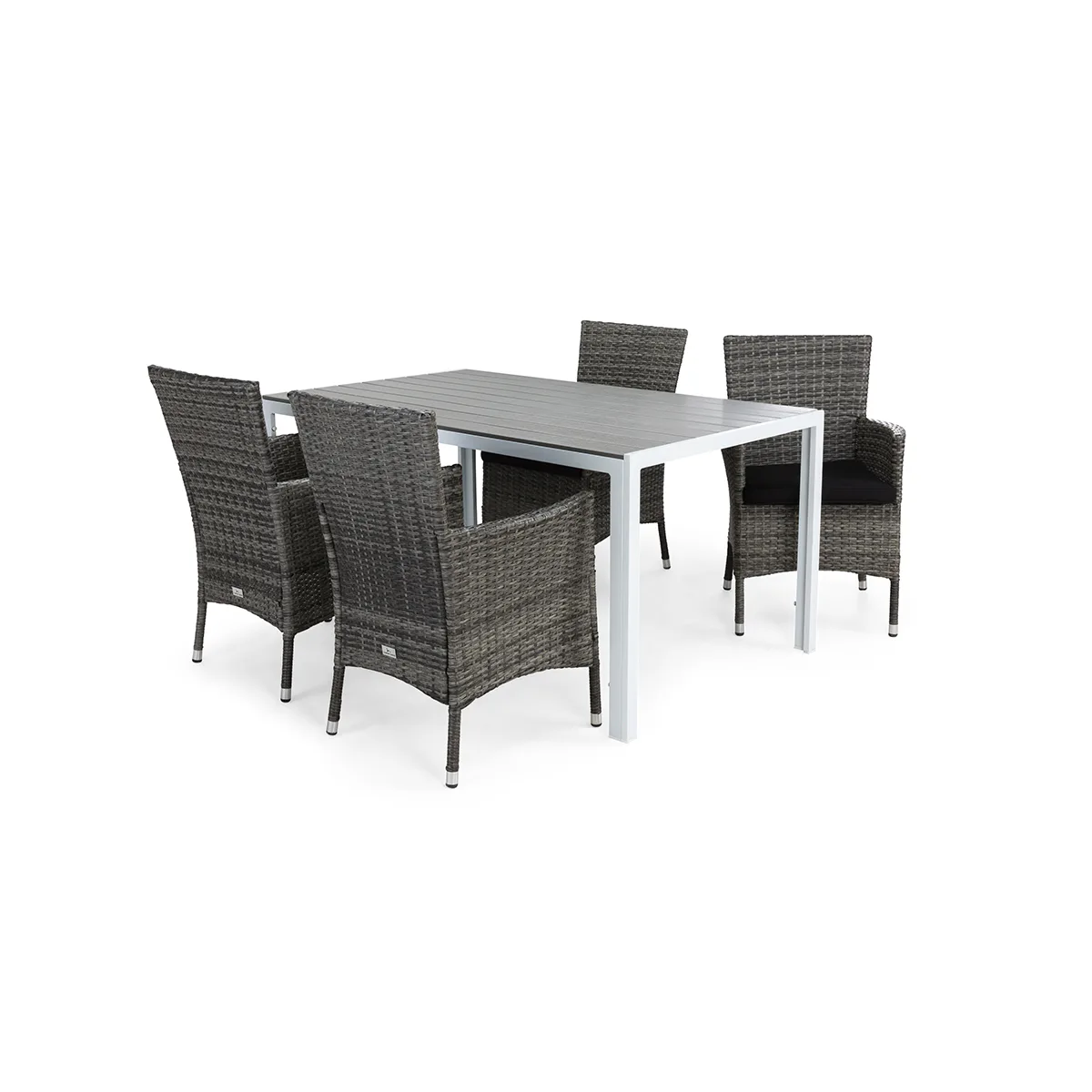 Trädgårdsgrupp Comfort Garden Tunis Matgrupp Utomhus 150 + 4 Thor Fåtölj m Dyna