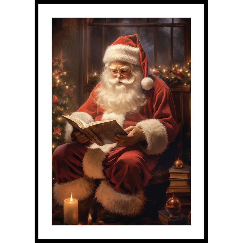 Poster Gallerix Santa Claus Reading
