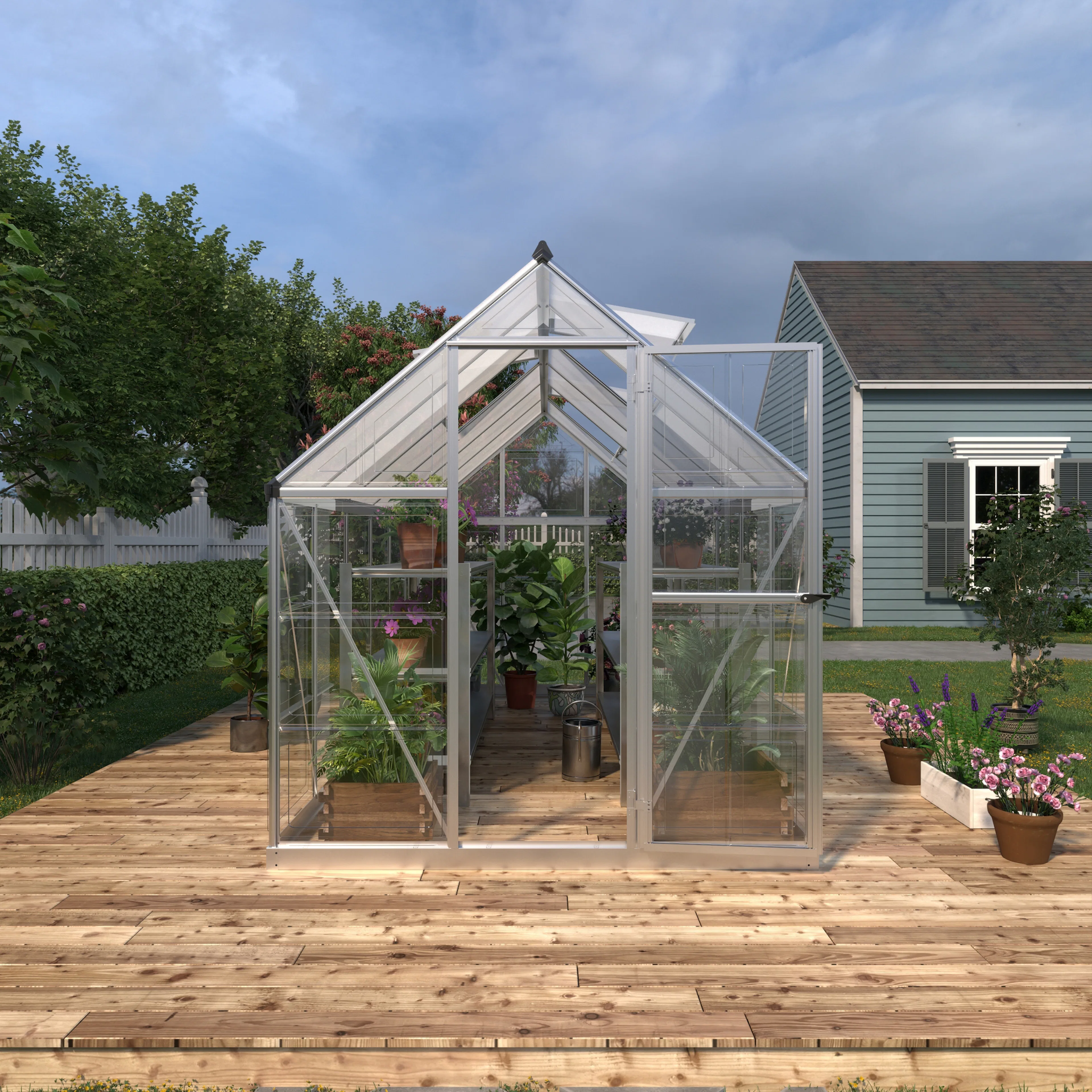 Växthus Gardeney Crystal 4,4 m²