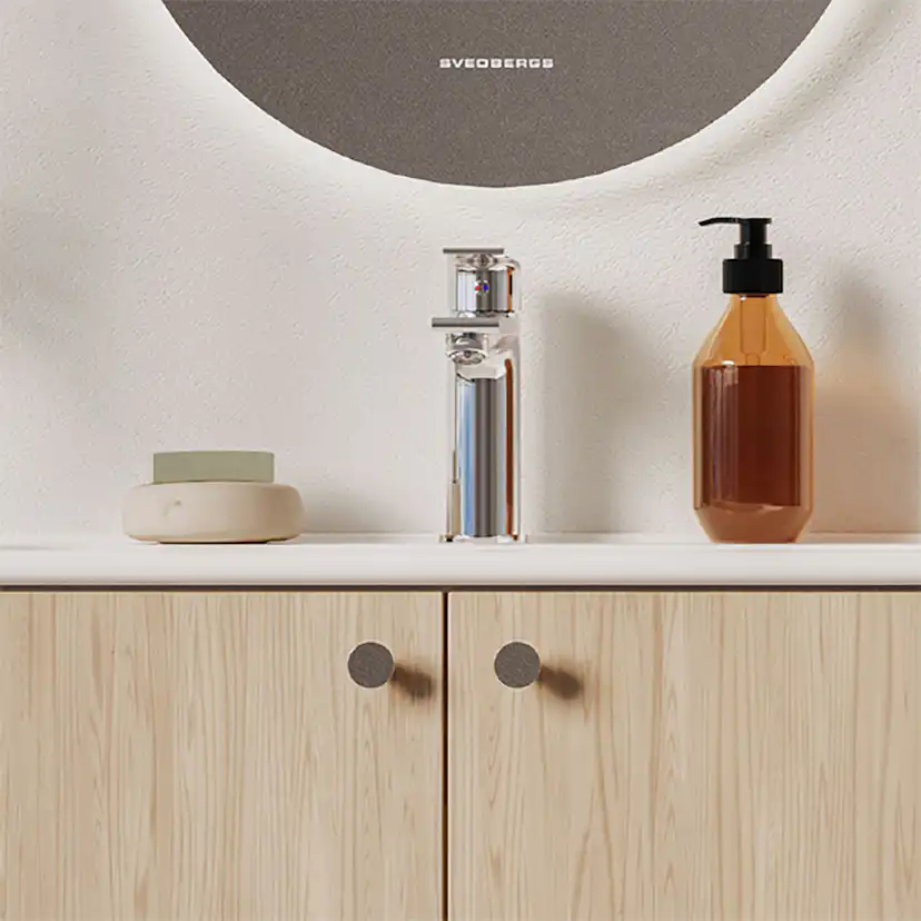 Tvättställsskåp Svedbergs Poem Plan med 2 Dörrar