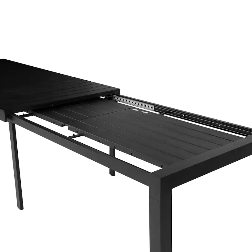 Aluminiumbord Outfit Förlängningsbart Trädgårdsbord 223/283/343x100 cm