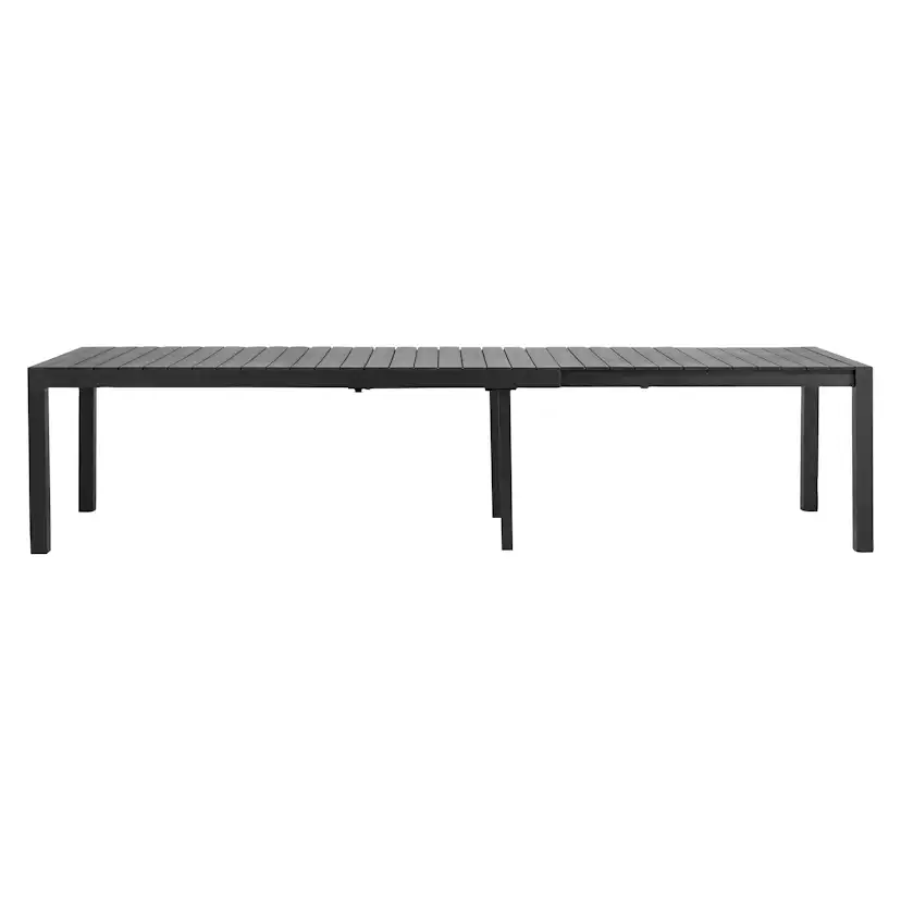 Aluminiumbord Outfit Förlängningsbart Trädgårdsbord 223/283/343x100 cm