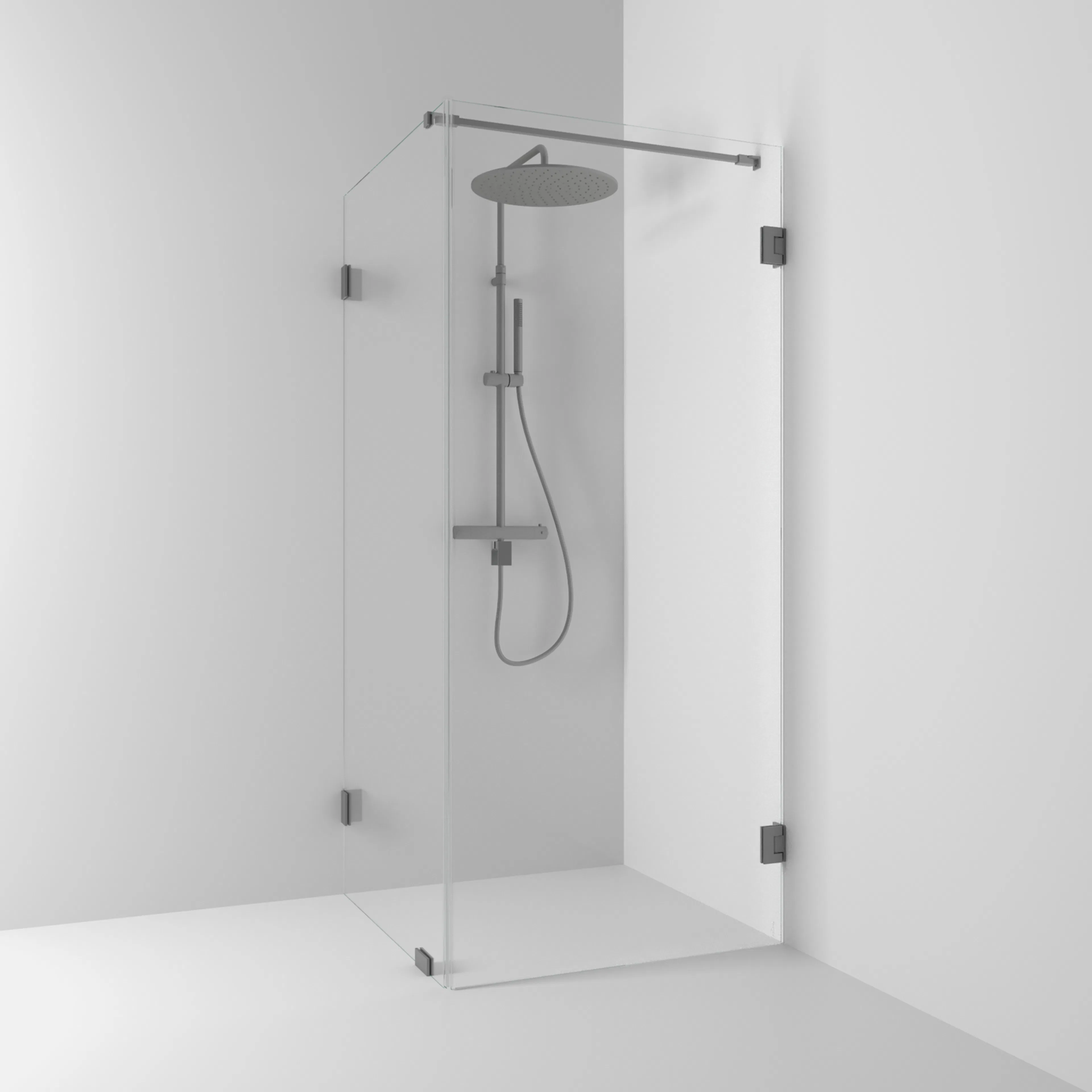 Duschhörn Svedbergs 180° Rak/Fast