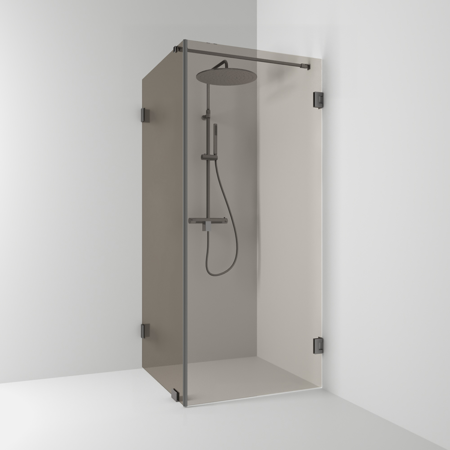 Duschhörn Svedbergs 180° Rak/Fast