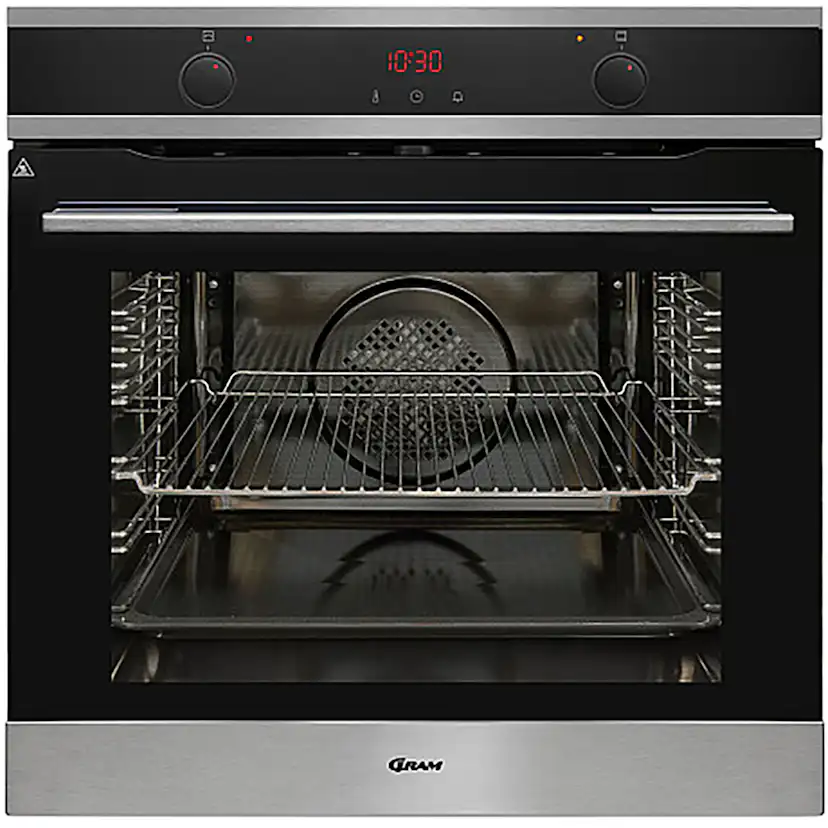 Inbyggnadsugn Gram IOP 18643-90 X Rostfri med Pyrolytisk Rengöring