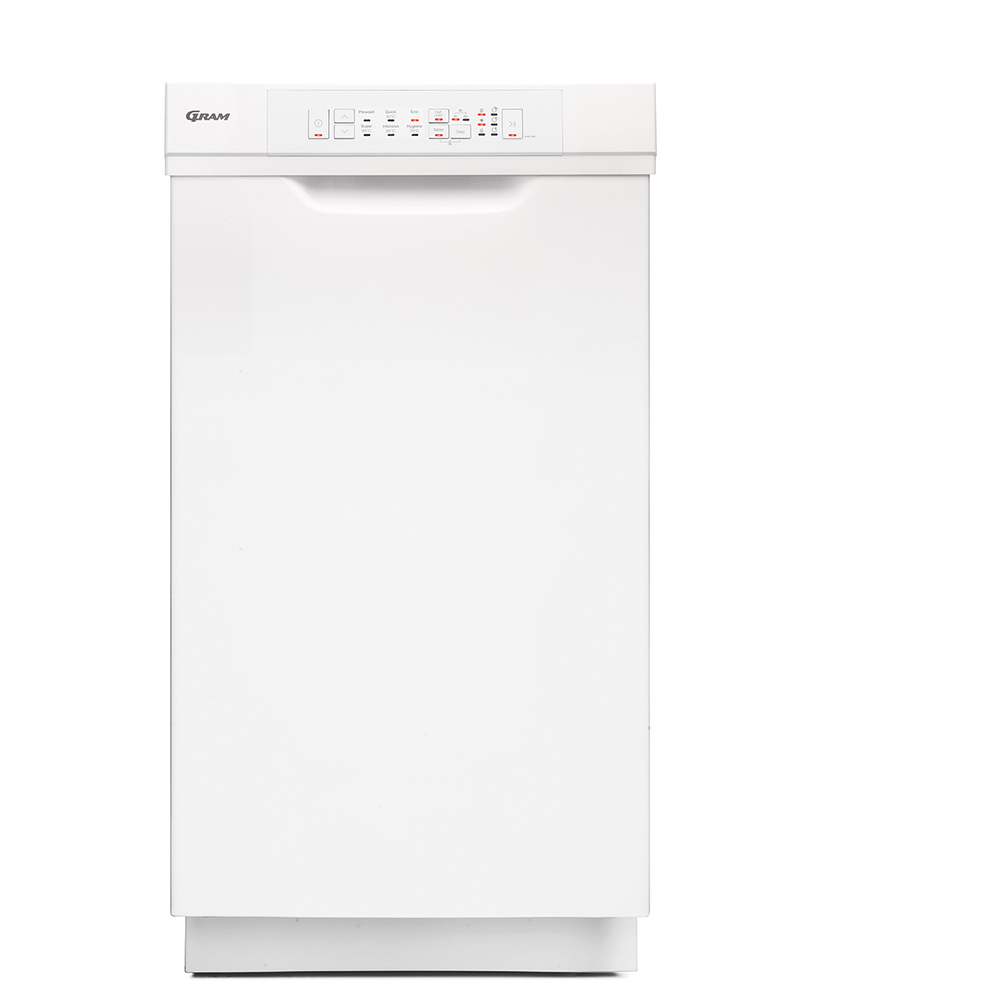 Underbyggd Diskmaskin GRAM OM 4110-90 T/1 Vit med Plats för 10 Kuvert