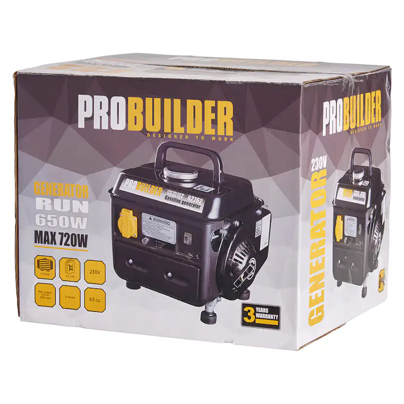 Elverk Probuilder 650W /Max 720W (Schuko) 63 cc