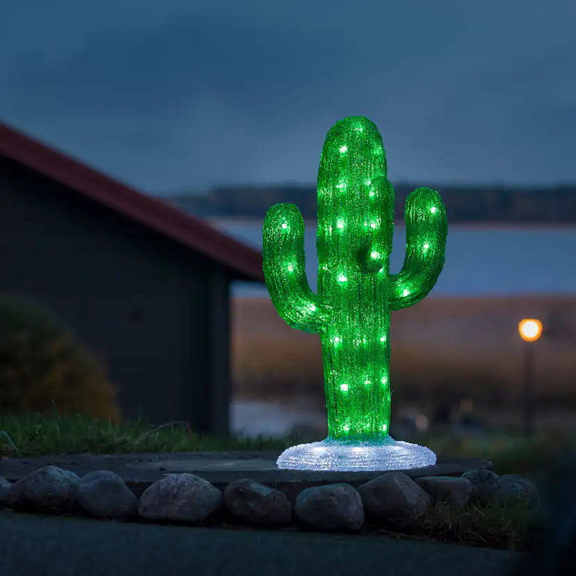 Dekorationsbelysning Gnosjö Konstsmide Kaktus 45 cm