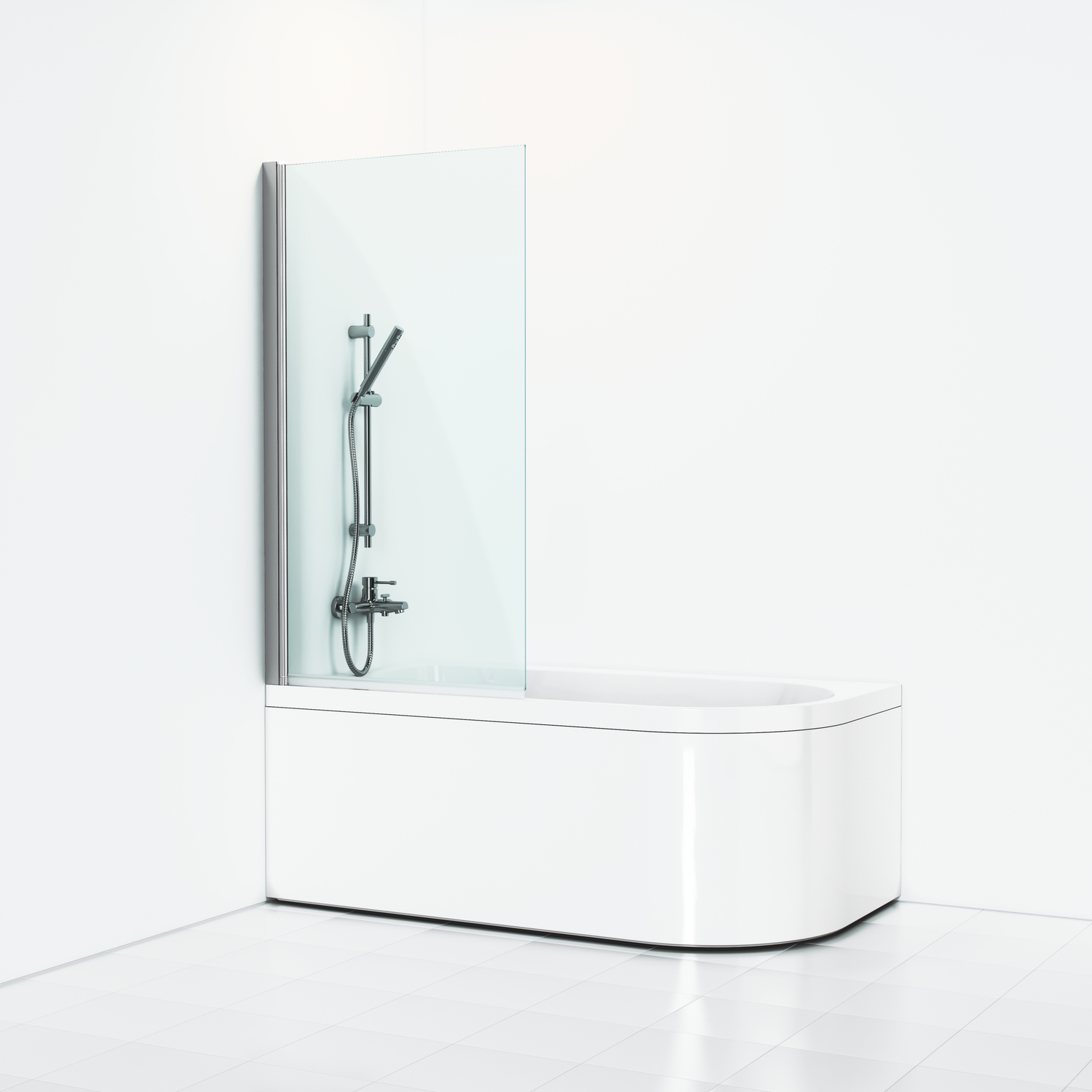 Badkarsvägg Svedbergs Skoga Rak