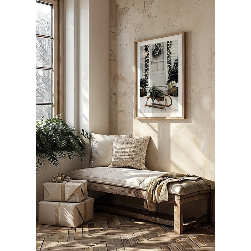 Poster Gallerix Spruce And Sleigh