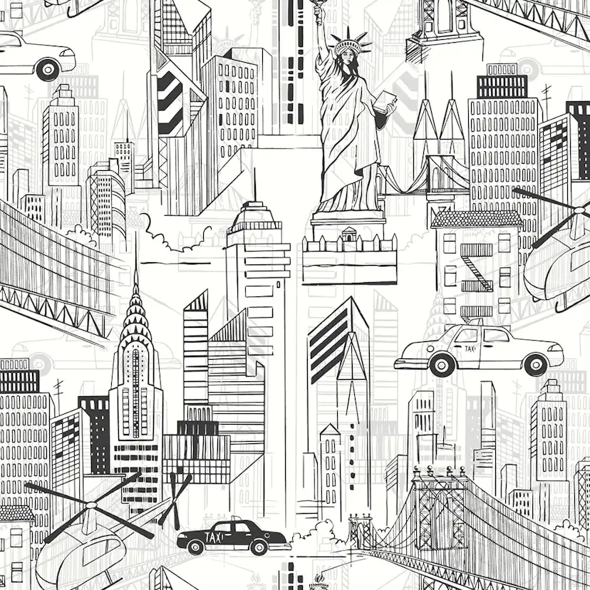 Tapet Fiona Big City 640101