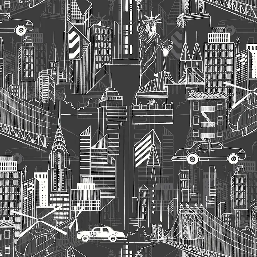 Tapet Fiona Big City 640102