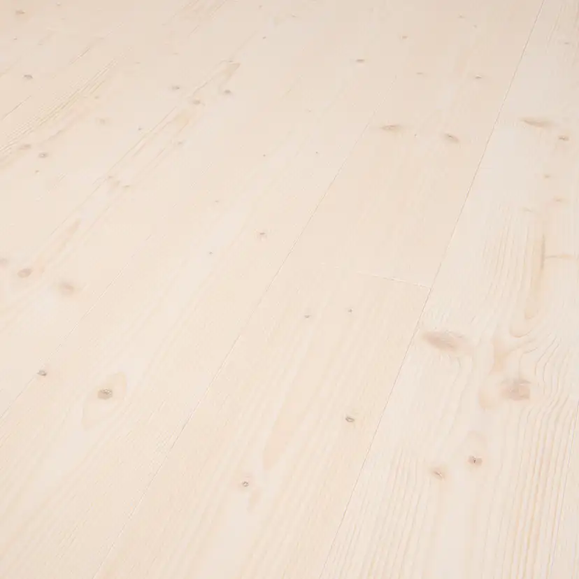 Massivt Trägolv DalaFloda SoftSpruce Dolomit Vittonat 1-Stavs Grangolv