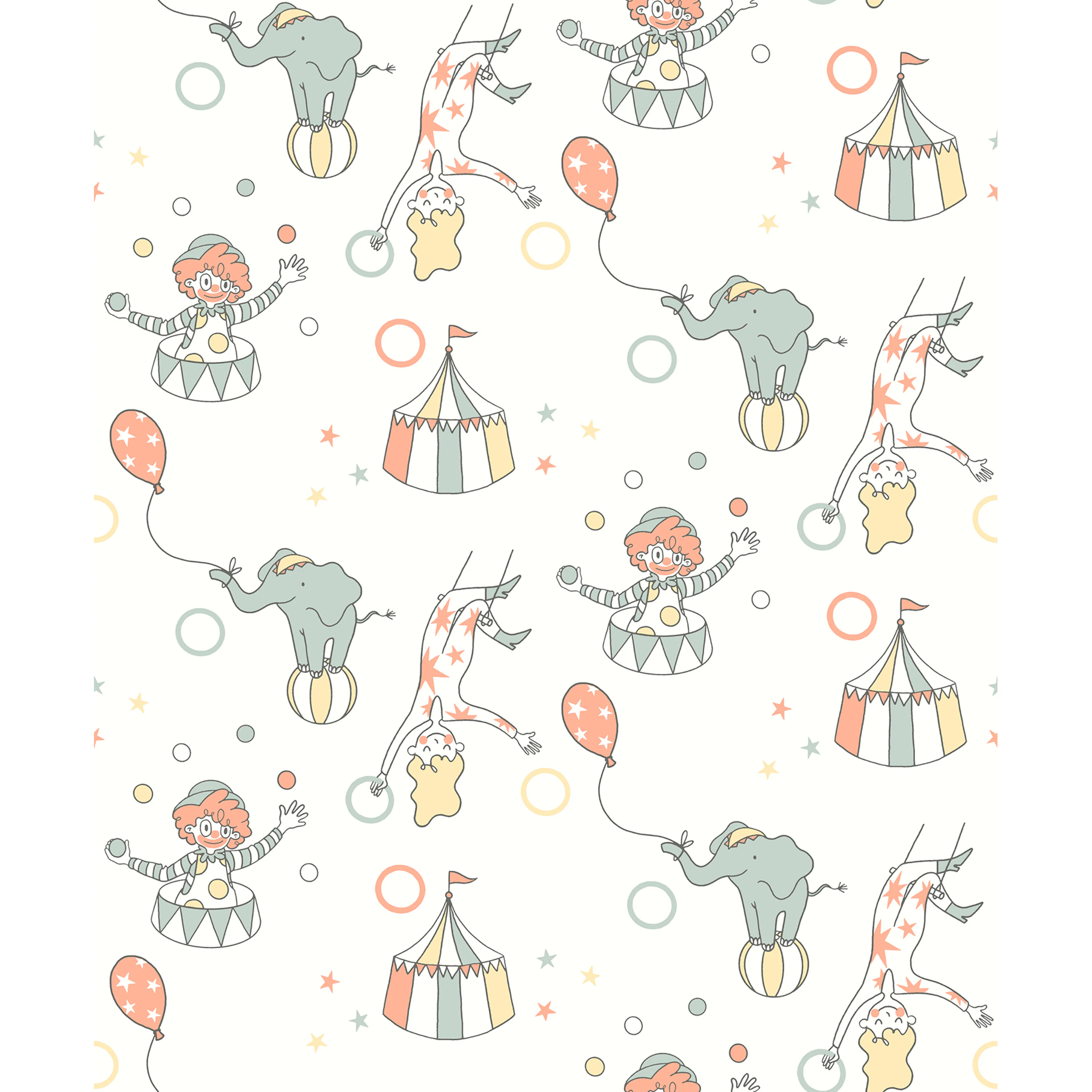 Tapet Fiona Circus 640613