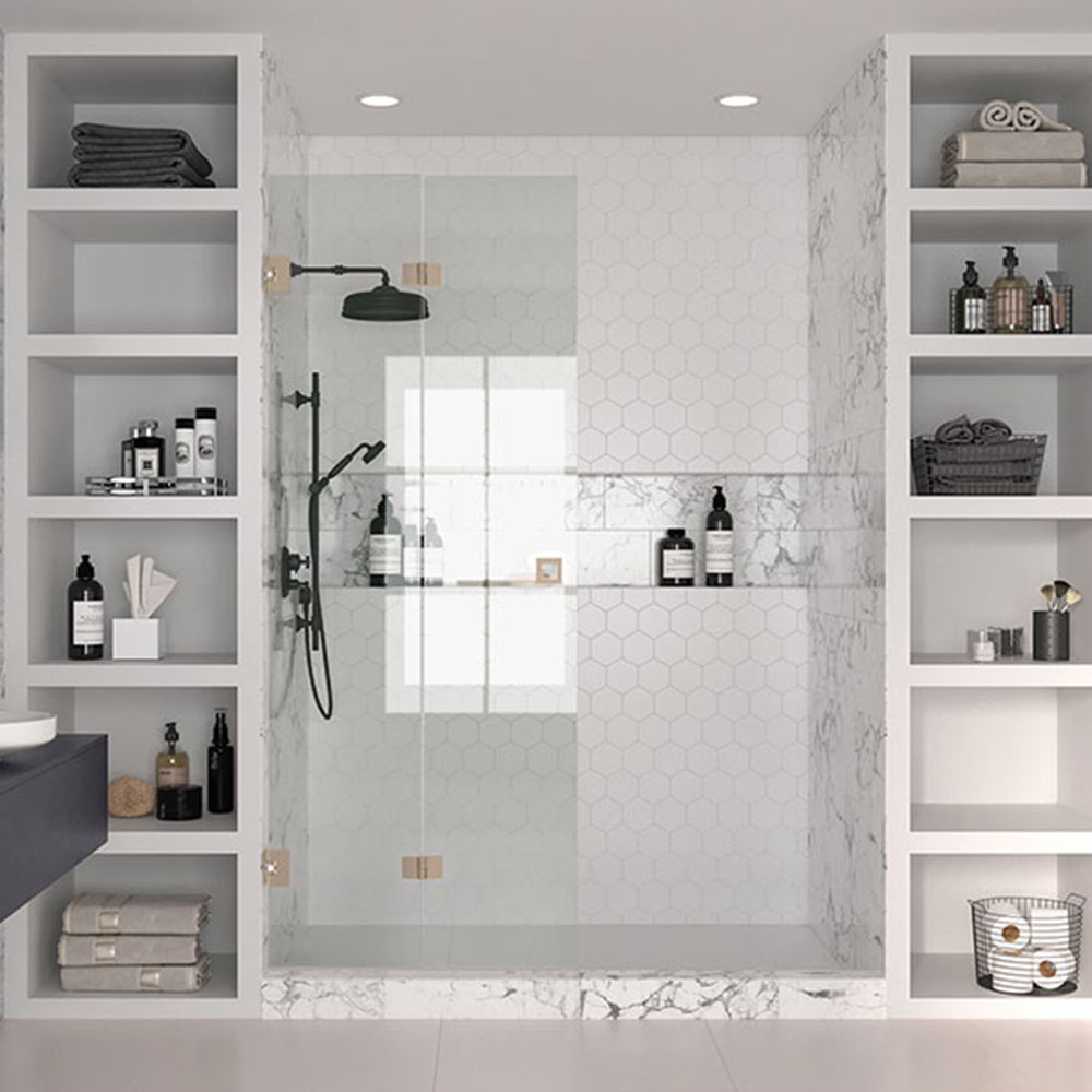 Duschdörr Hietakari Vetro 513 Vikbar