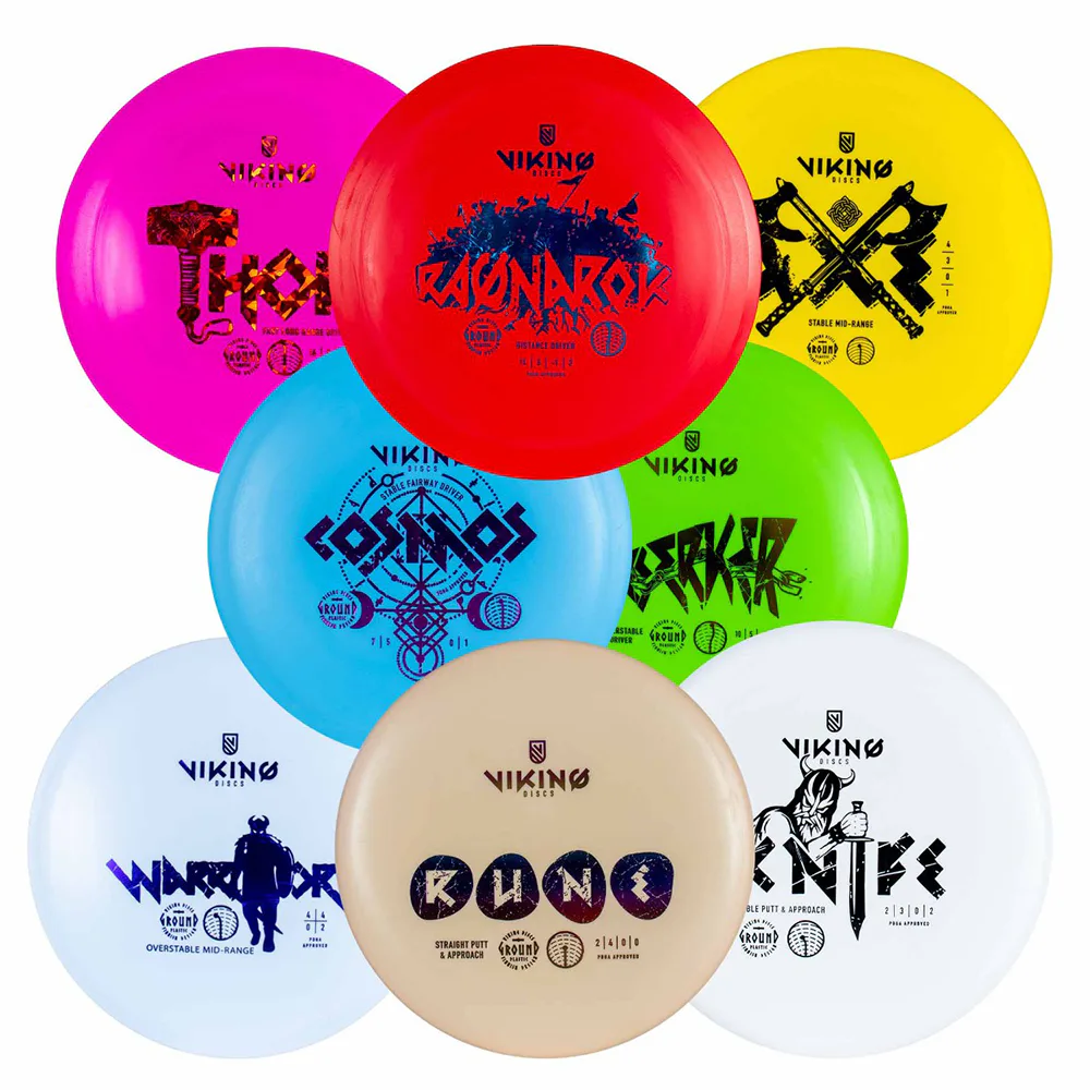 Frisbeegolf Viking Discs Ground Original 8-Disc Set