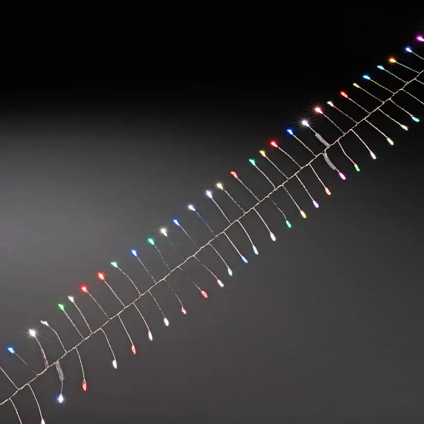 Ljusslinga Gnosjö Konstsmide Cluster RGB 4,3 m