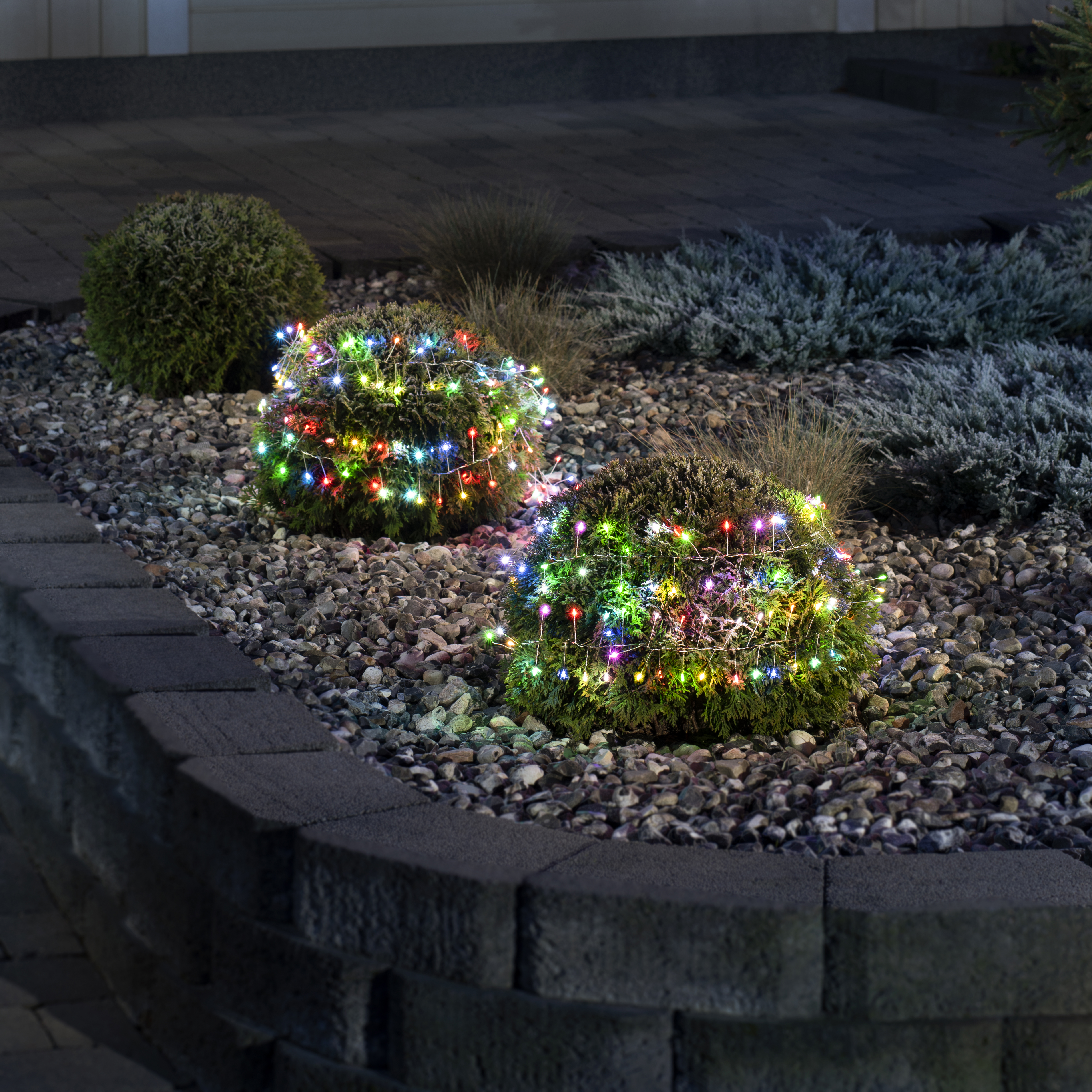 Ljusslinga Gnosjö Konstsmide Cluster RGB 4,3 m