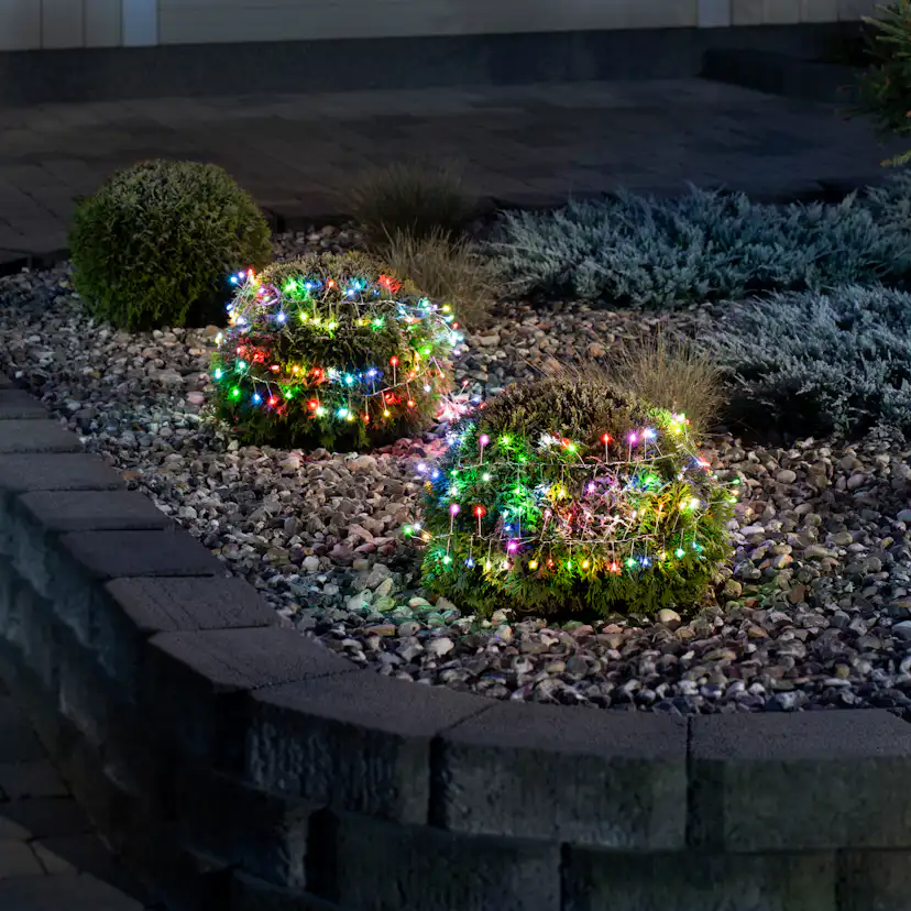 Ljusslinga Gnosjö Konstsmide Cluster RGB 4,3 m