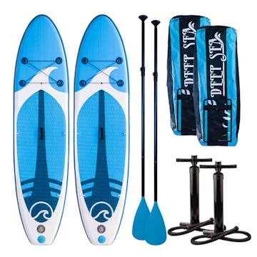 Stand-up Paddleboard Deep Sea SUP-brädset Kayak Pro 2-pack