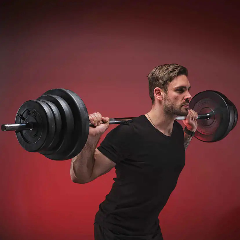 Skivstångsset Fitn Shape 75 kg