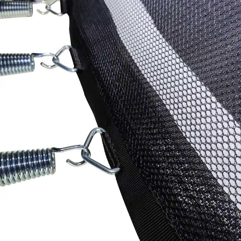 Studsmatta Stratos med Skyddsnät Premium Black Line 4,27 m