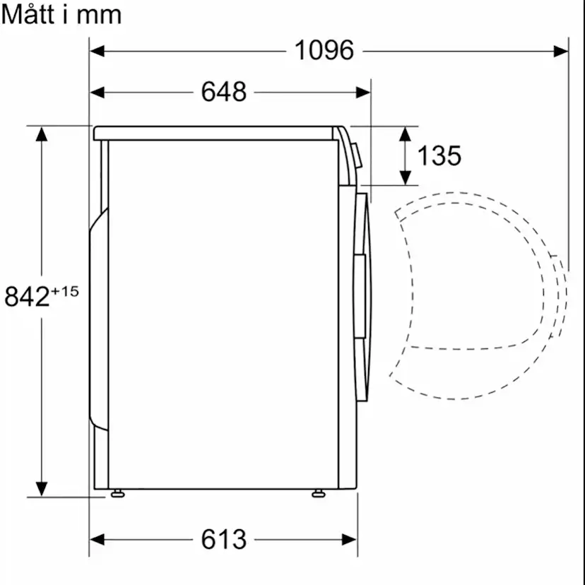 Värmepumpstumlare Siemens WQ45G2AADN iQ500