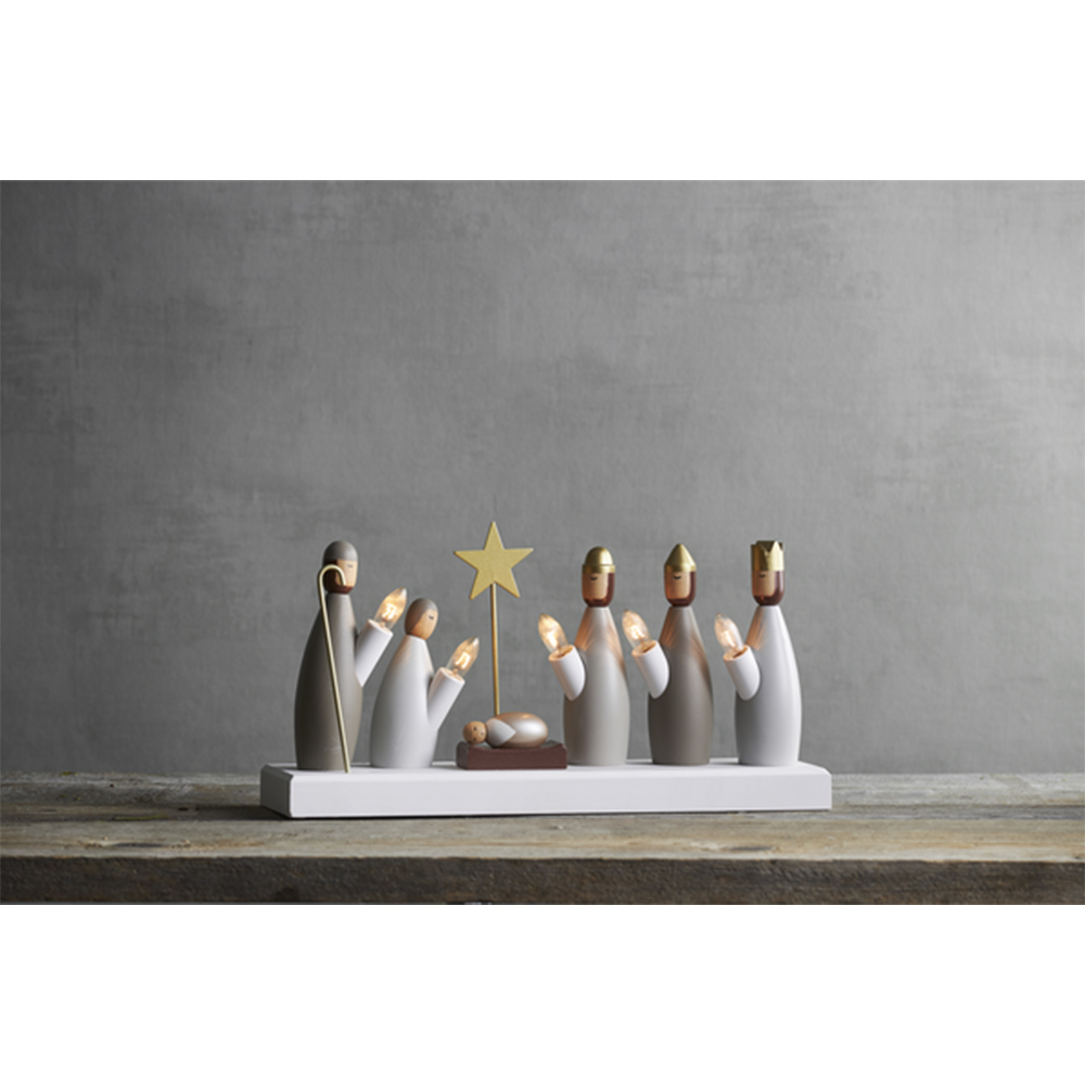 Adventsljusstake Star Trading Krubba