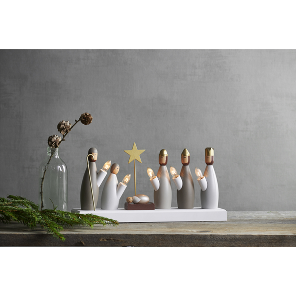 Adventsljusstake Star Trading Krubba