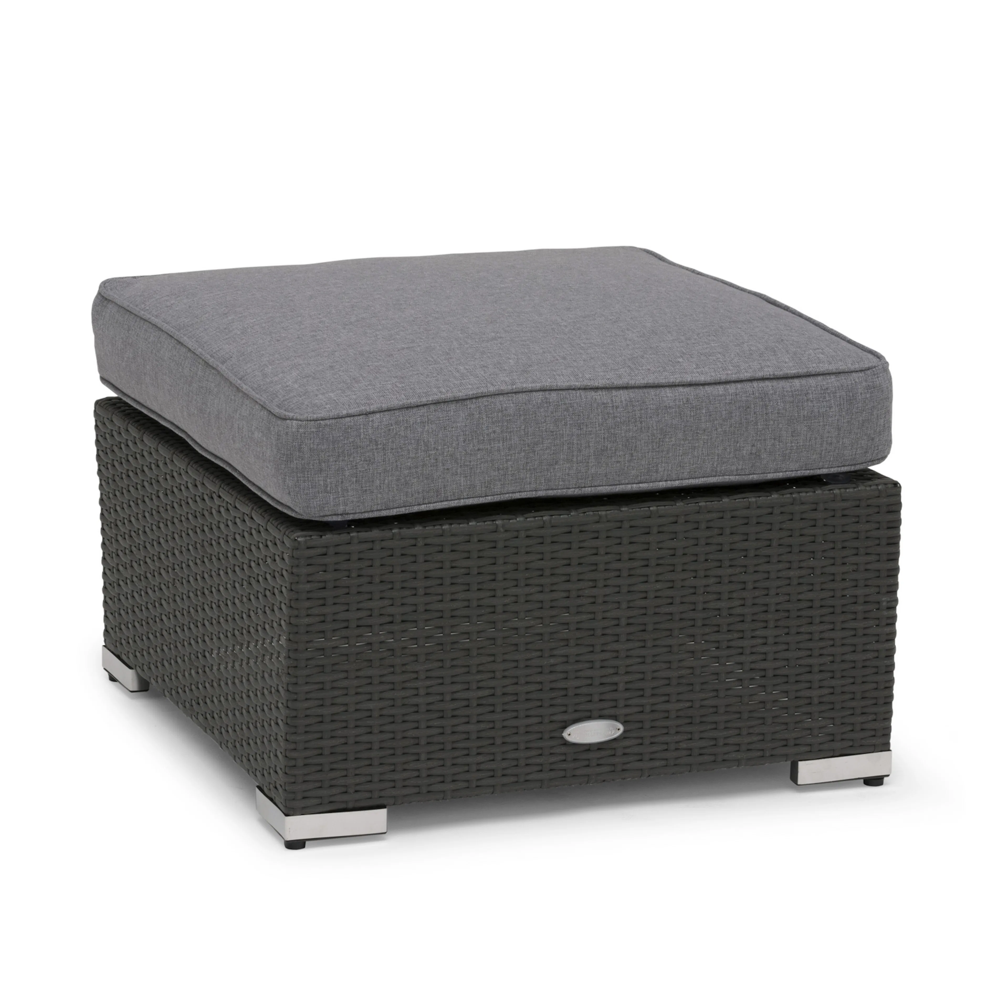 Loungebord / Divan Hillerstorp Madison i Konstrotting med Glas och Dyna