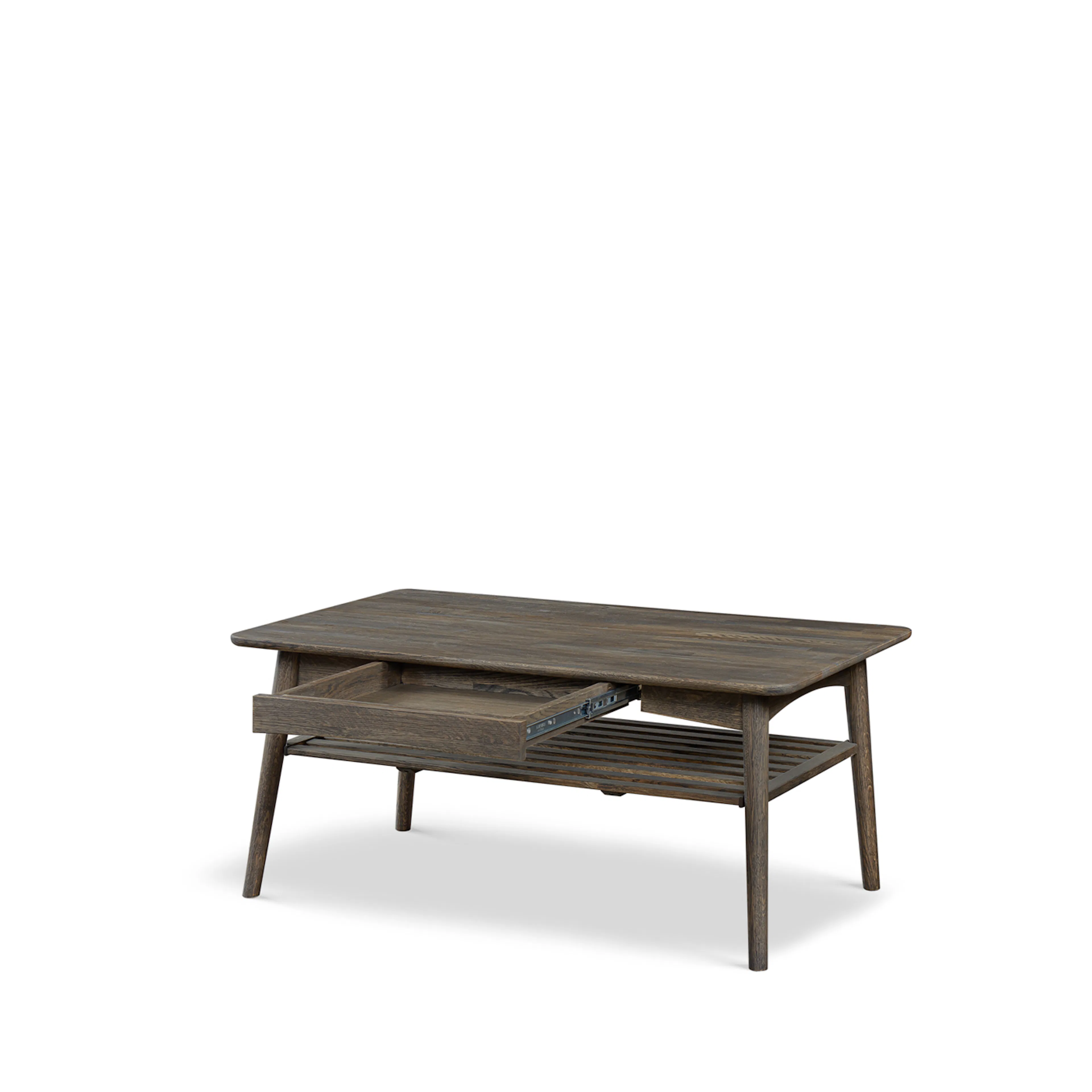 Soffbord Stenexpo Kalix Rektangulärt Vardagsrumsbord i Massiv Rökoljad Ek