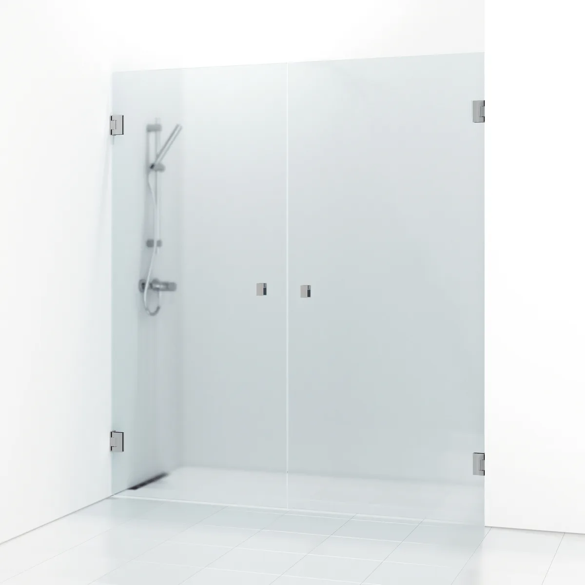 Duschdörr Svedbergs 180° Rak Dubbel