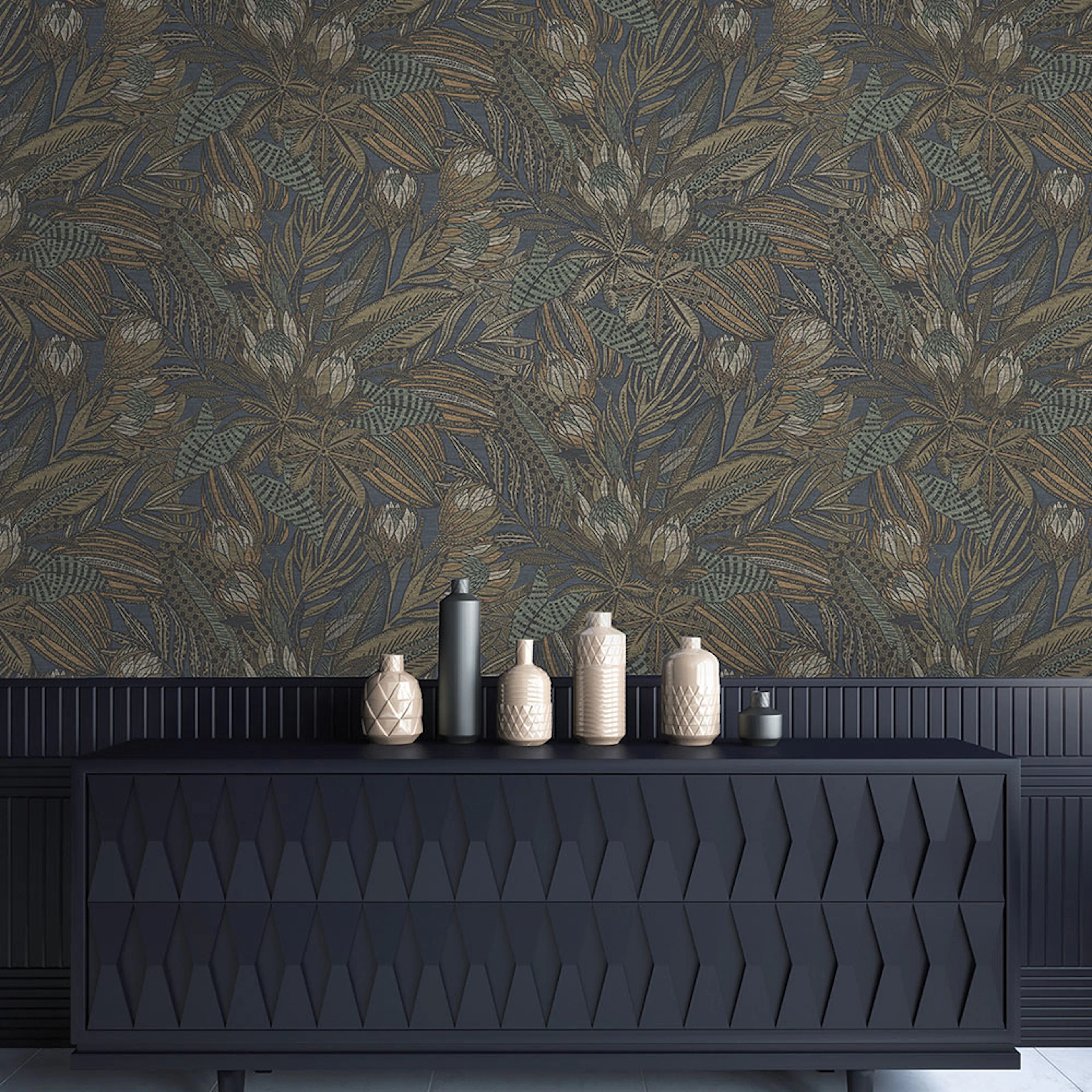 Tapet Holden Alchemy Susara Navy 65823