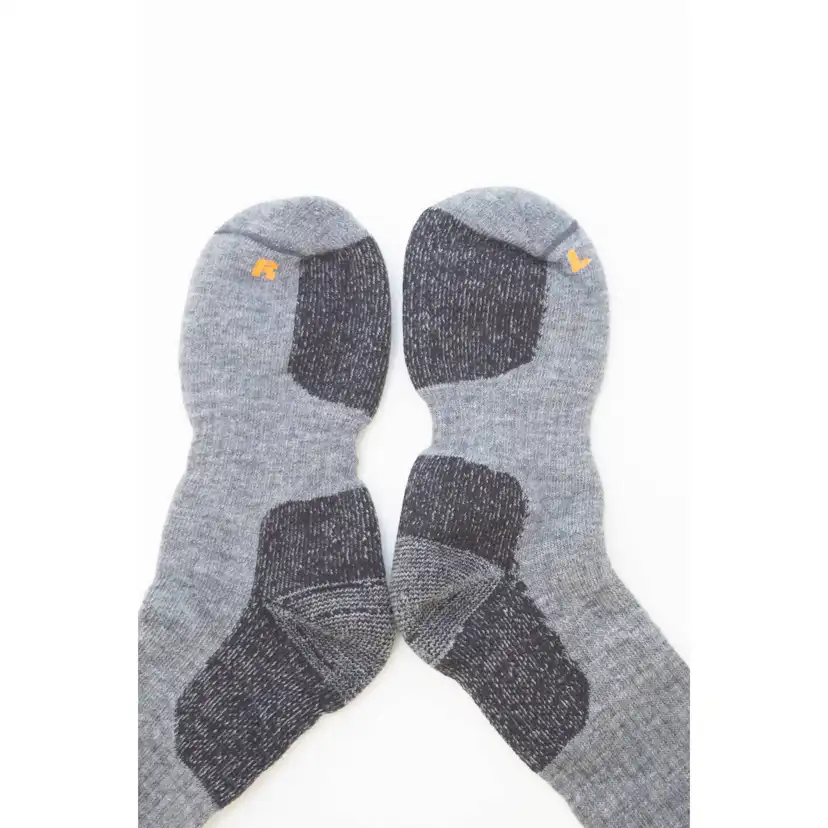 Socka Jobman Merino Tjock Mörkgrån/Svart