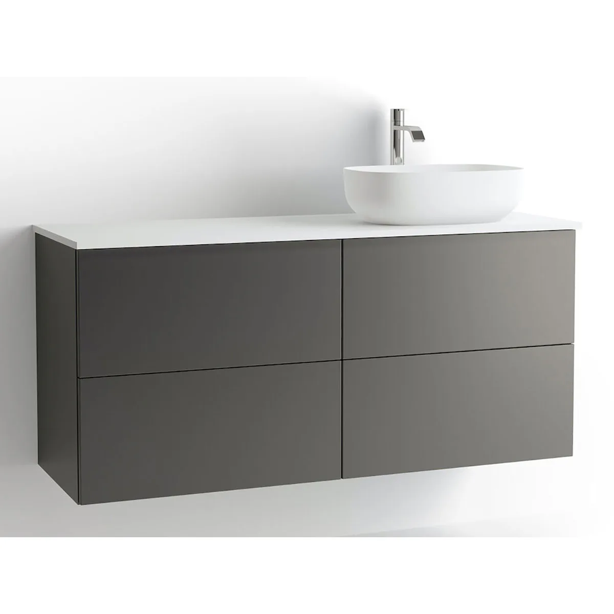 Tvättställsskåp Vedum Mezzo 1200 med 4 Lådor