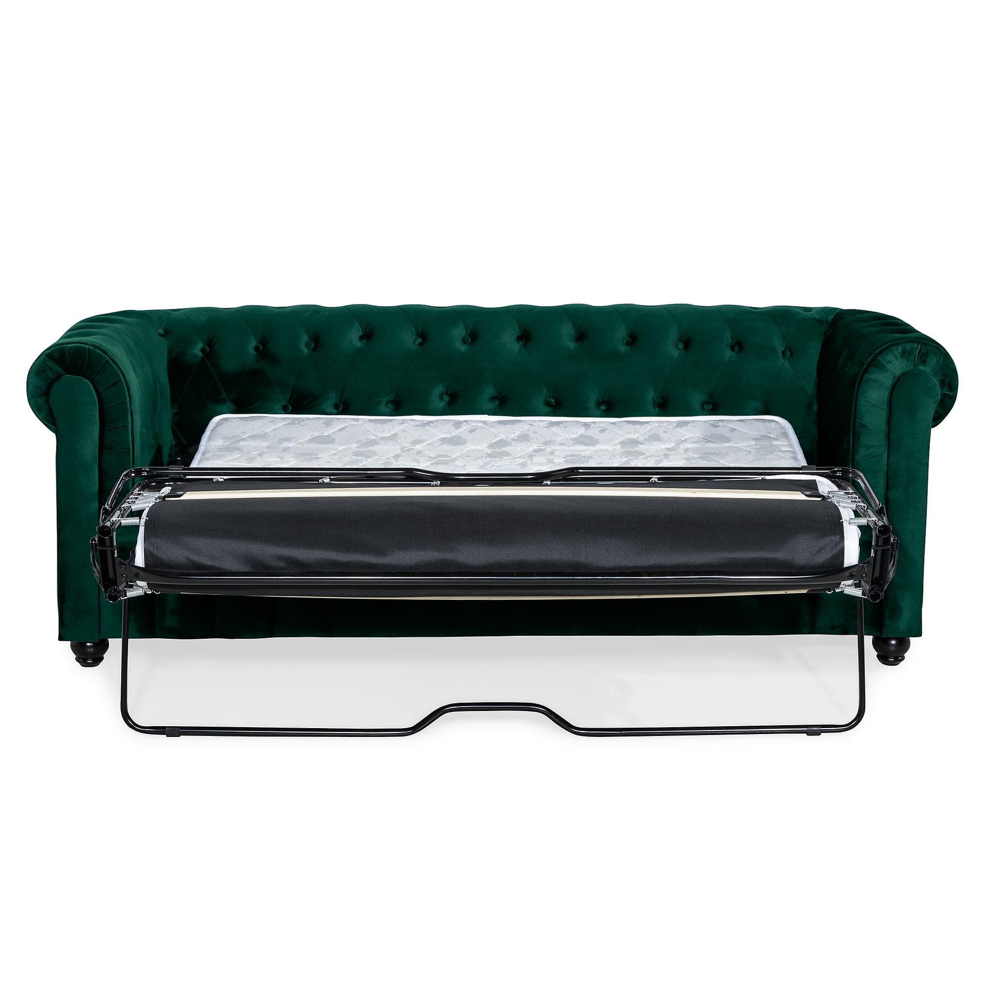 Bäddsoffa Manor House Chesterfield Lyx 3-sits Sammet