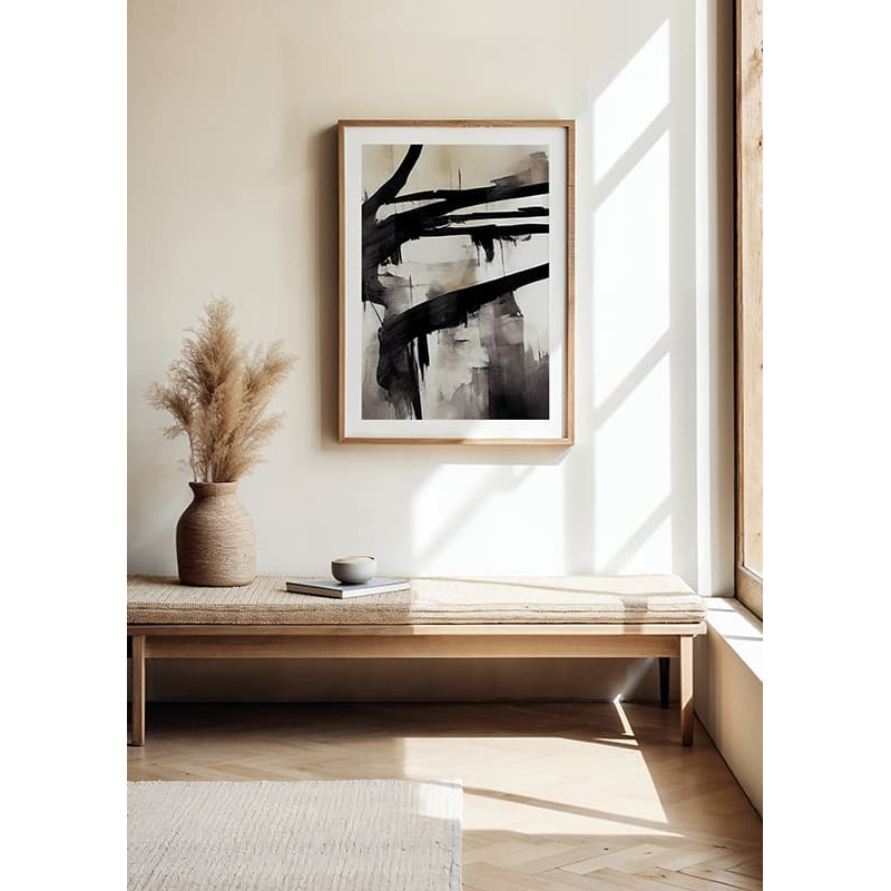 Poster Gallerix Abstract Flowing Paint No2