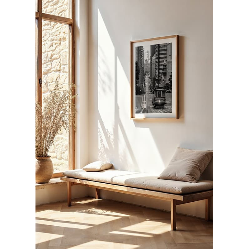 Poster Gallerix San Francisco Tram B&W