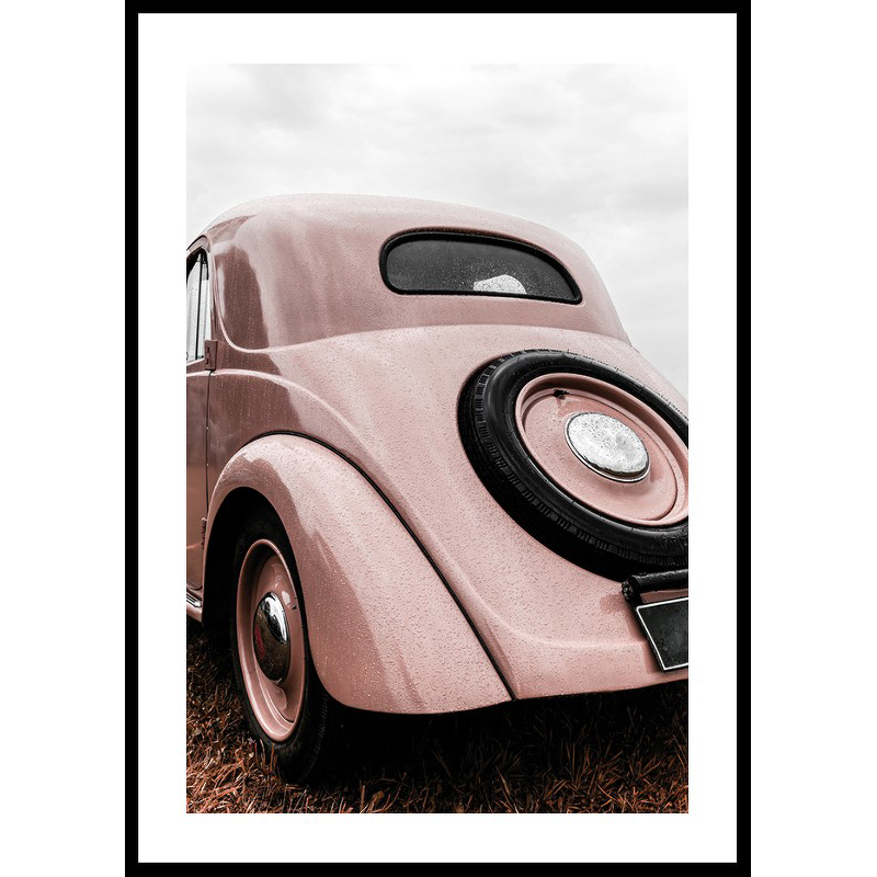 Poster Gallerix Vintage Pink Car No2