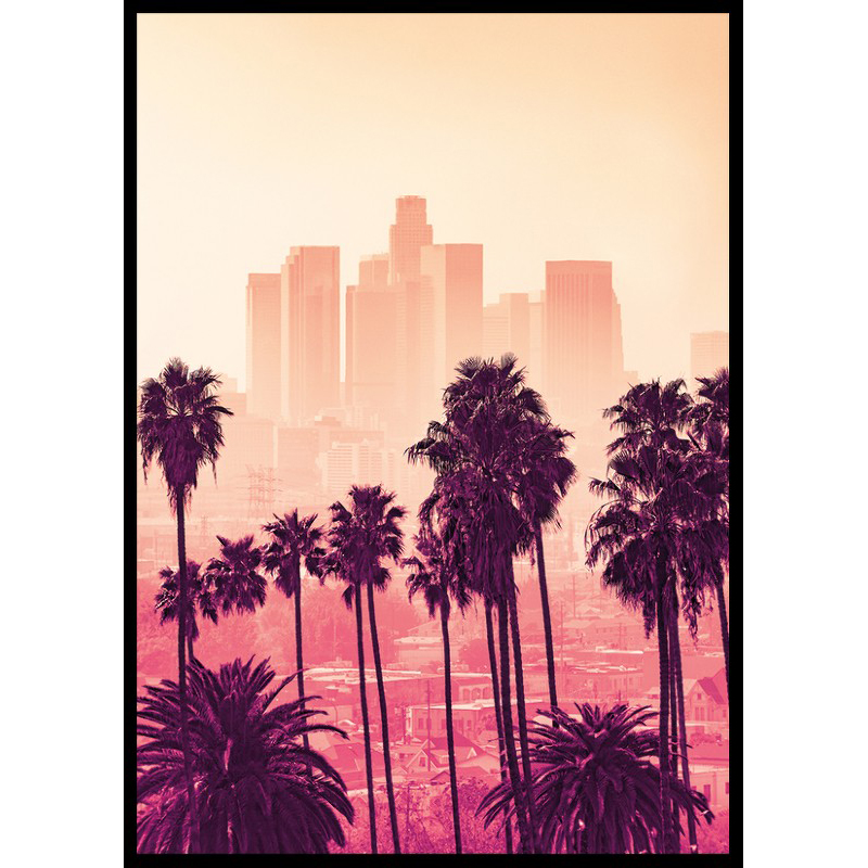 Poster Gallerix Los Angeles Neon Skyline