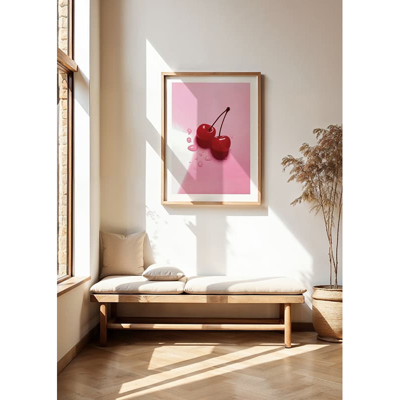 Poster Gallerix Cocktail Berries In Pink