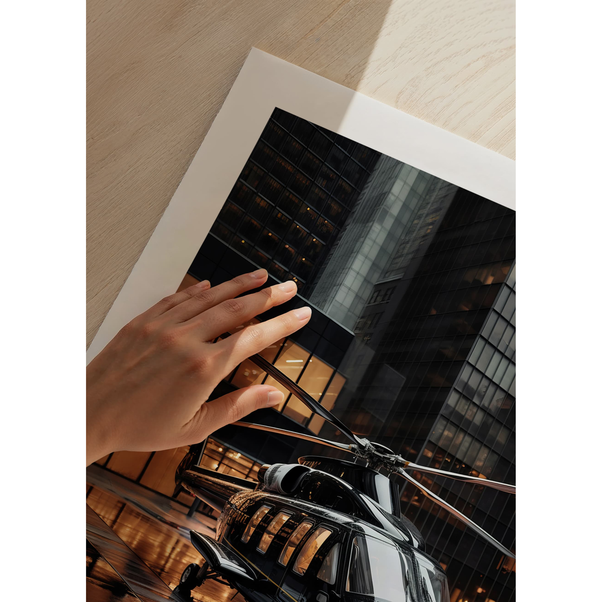 Poster Gallerix Helicopter Street View No1