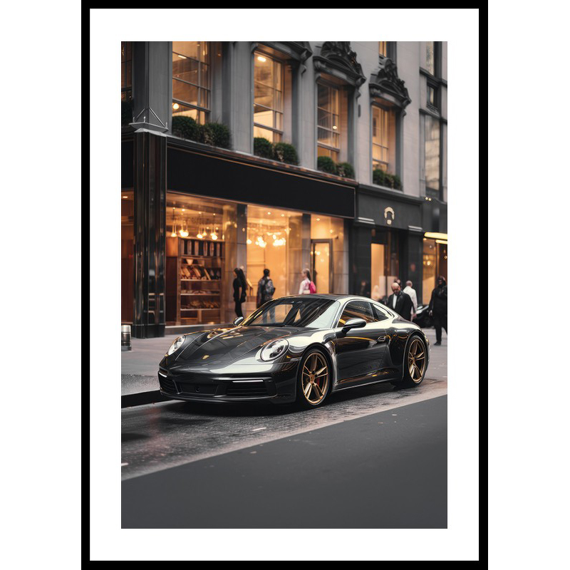 Poster Gallerix Porsche 911 Carrera Street View