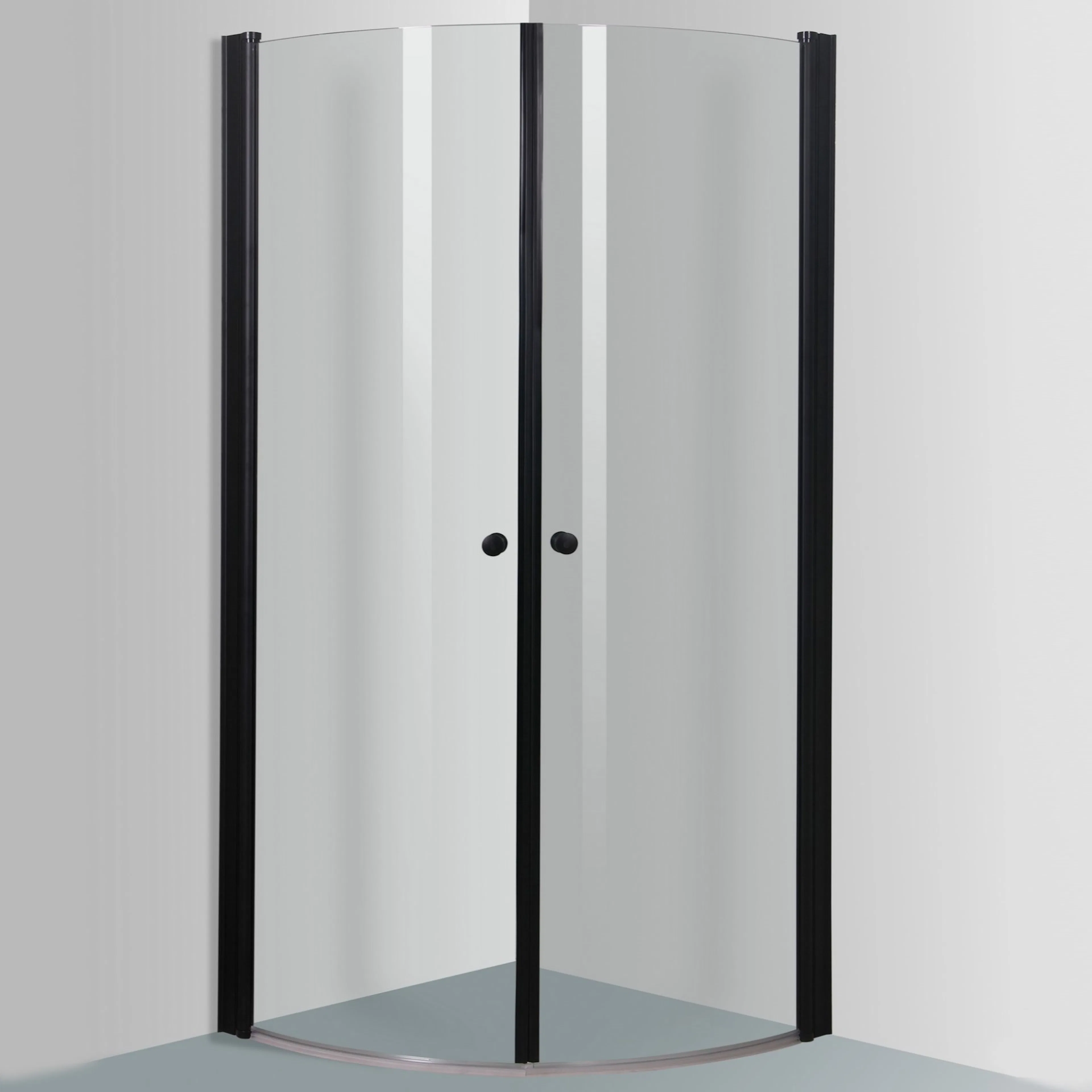 Duschhörn Sunwind Ariel Round Black