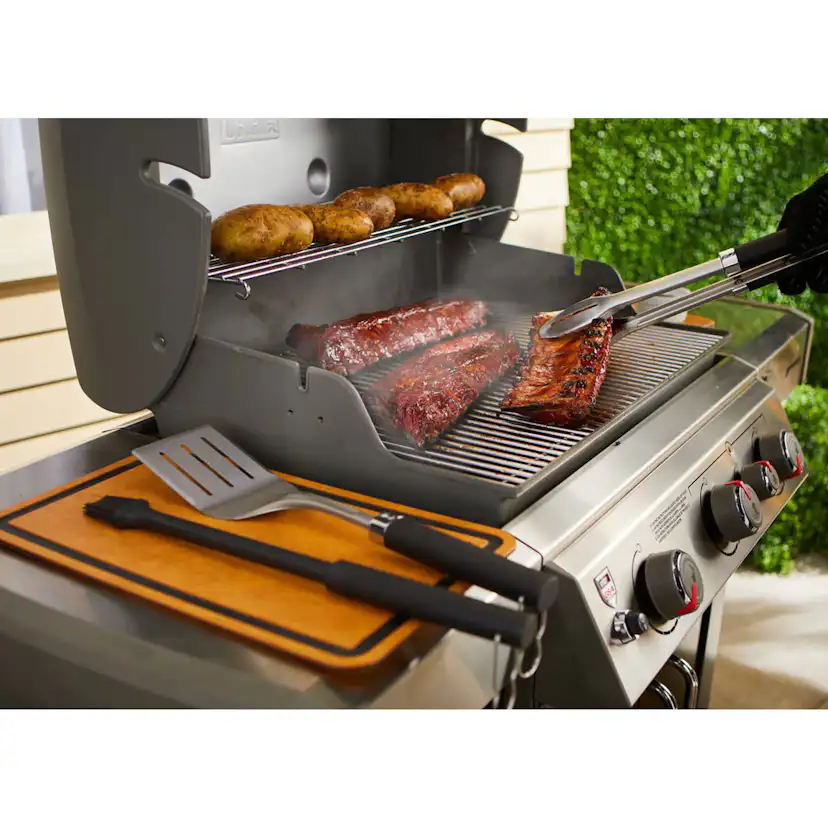 Redskapsset Weber Precision 3-delar: Grillspade, Tång & Pensel