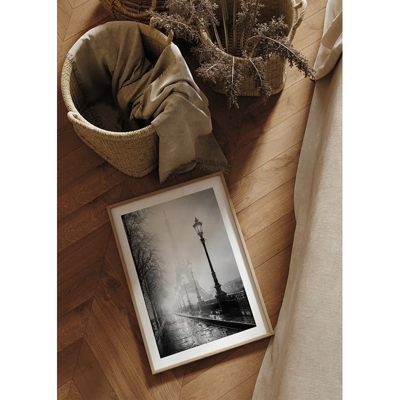 Poster Gallerix Paris In Fog B&W