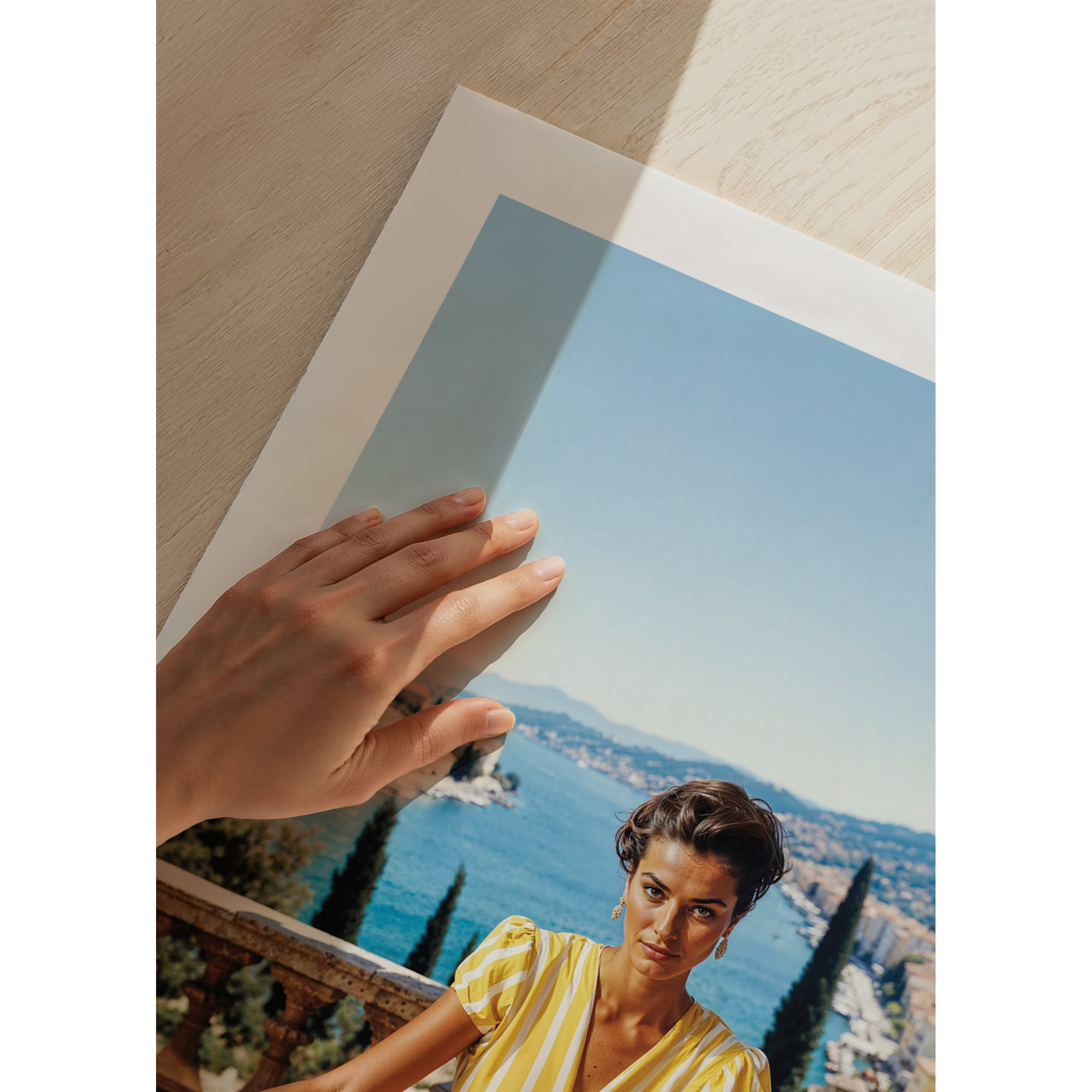 Poster Gallerix Femme Et Citrons