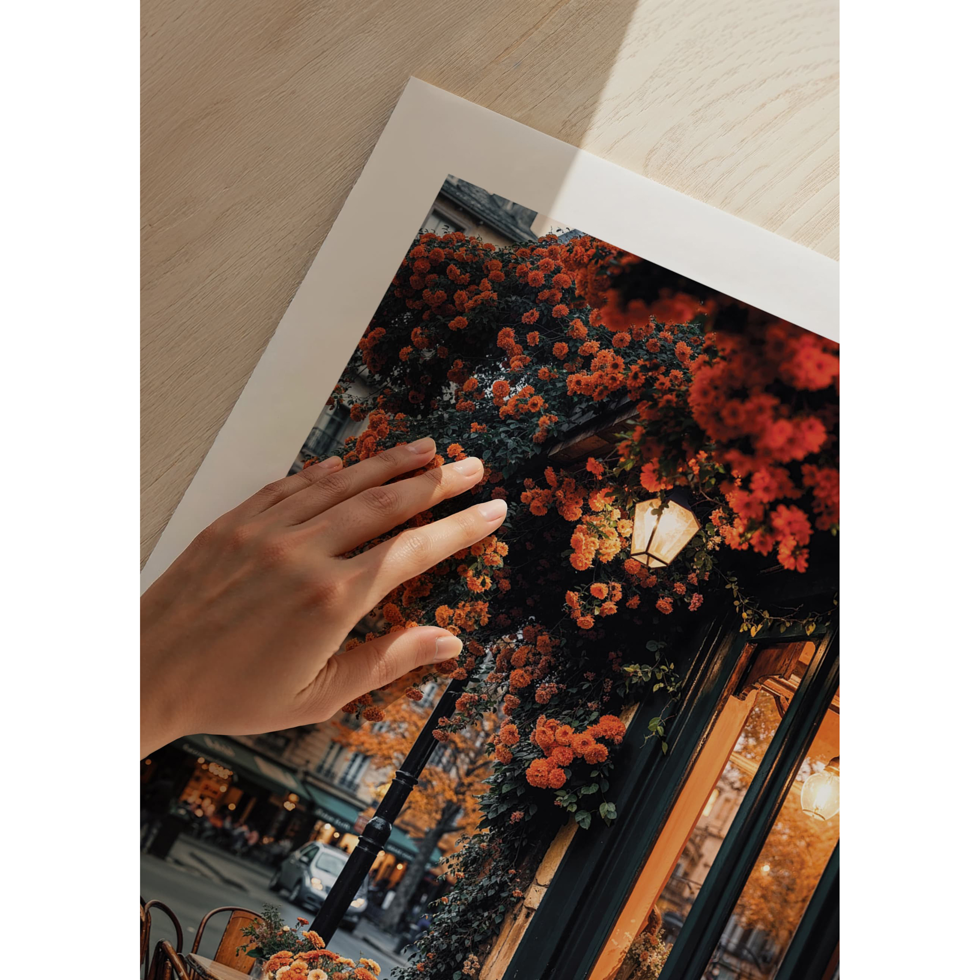 Poster Gallerix Café En Fleurs Paris