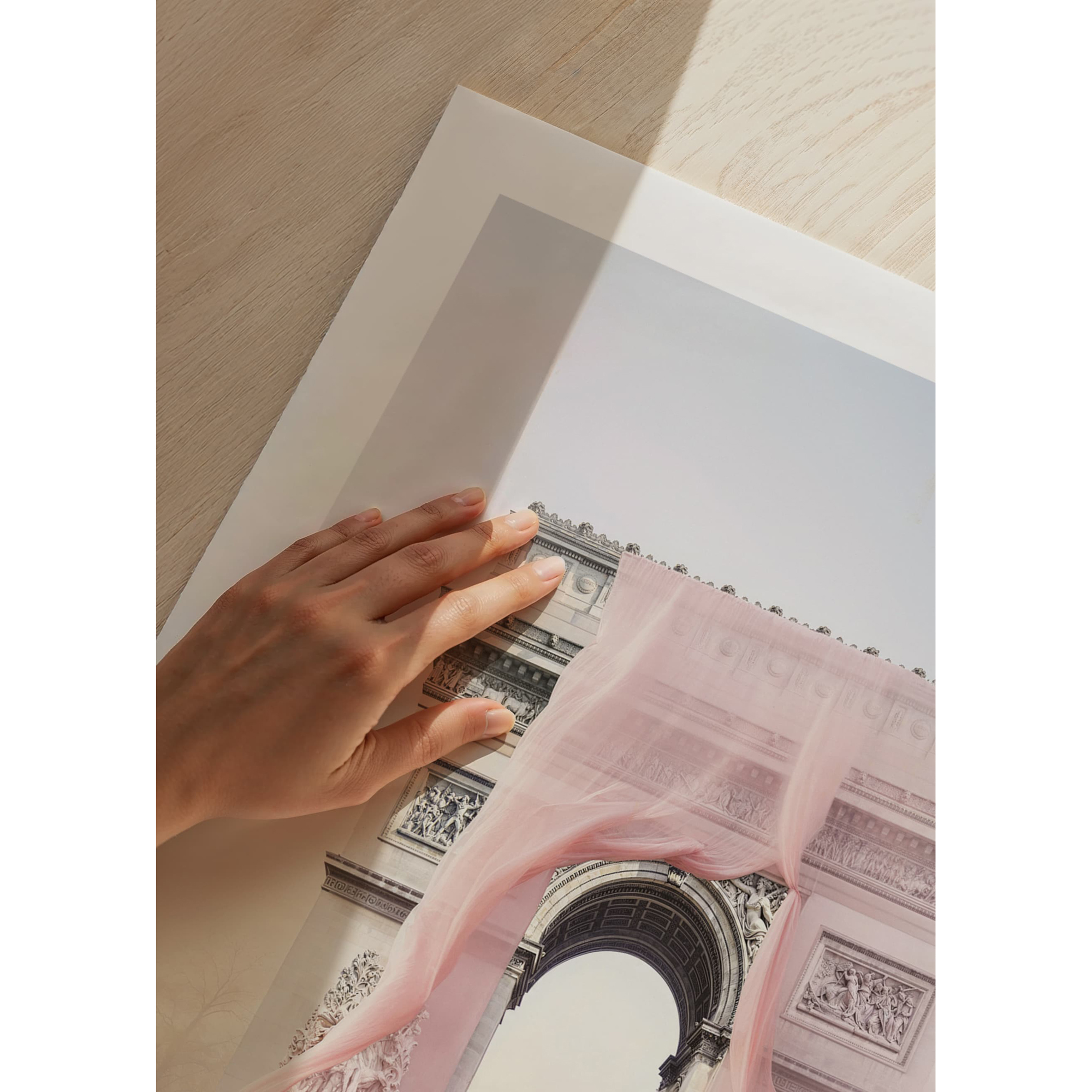 Poster Gallerix Arc De Triomphe Rose