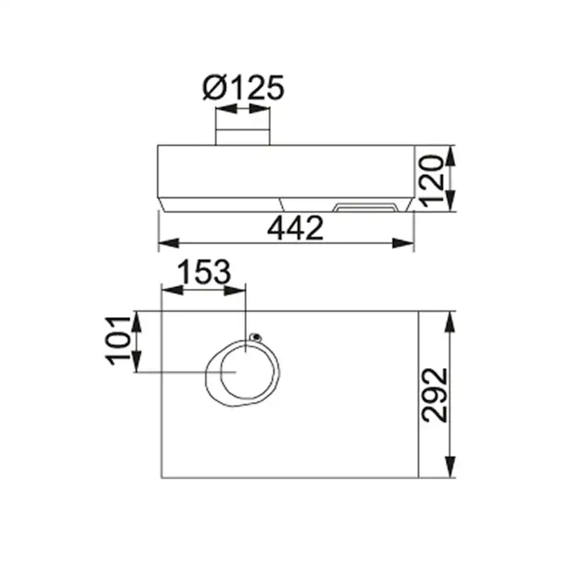 Köksfläkt Electrolux LFU327W